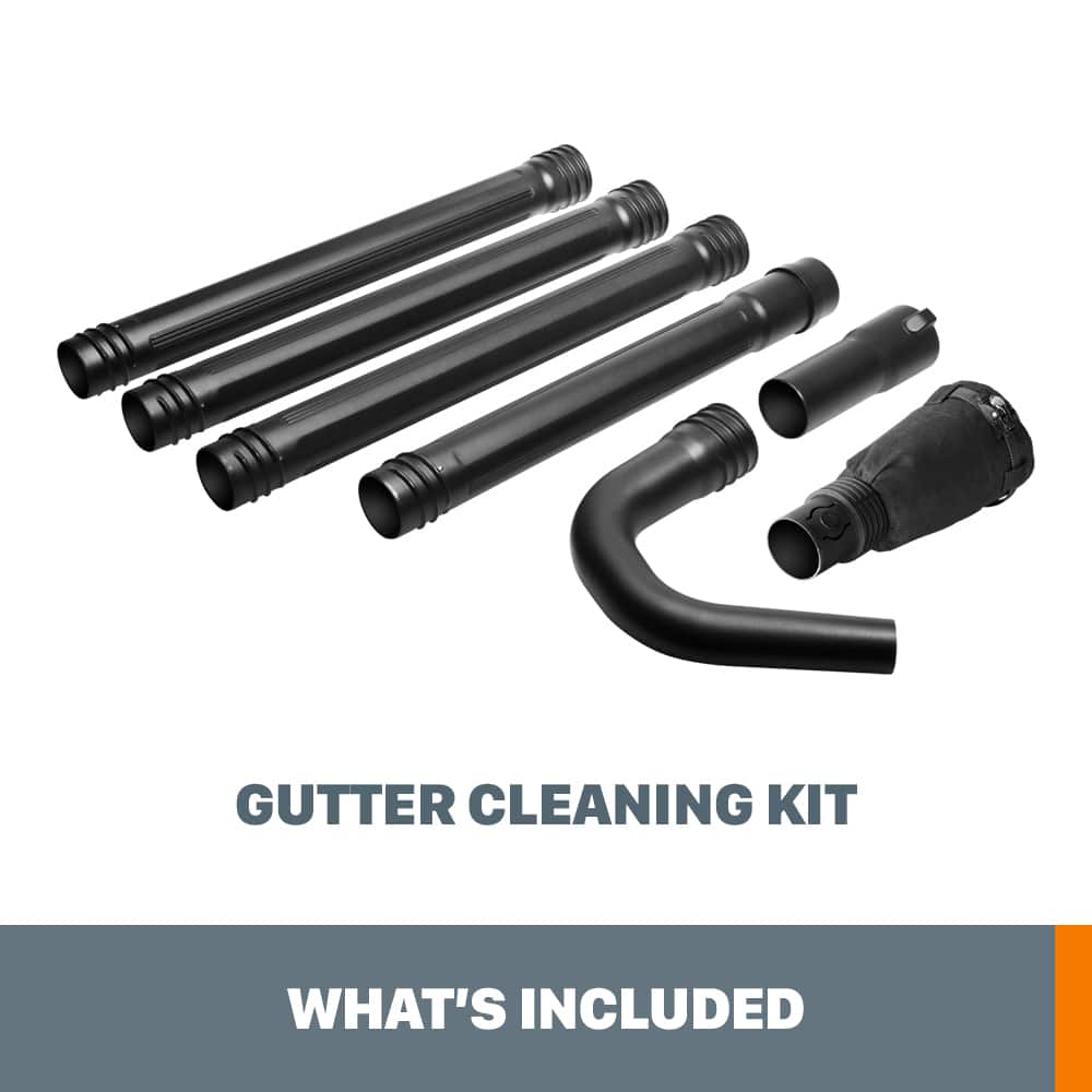 WORX - Gutter Cleaning Kit - Black