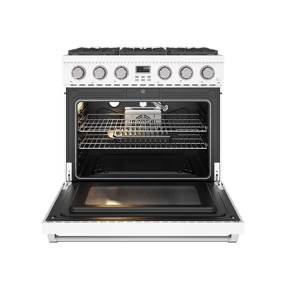 Thor Kitchen - 6.0 Cu. Ft. Freestanding Gas Convection Range - Matte White