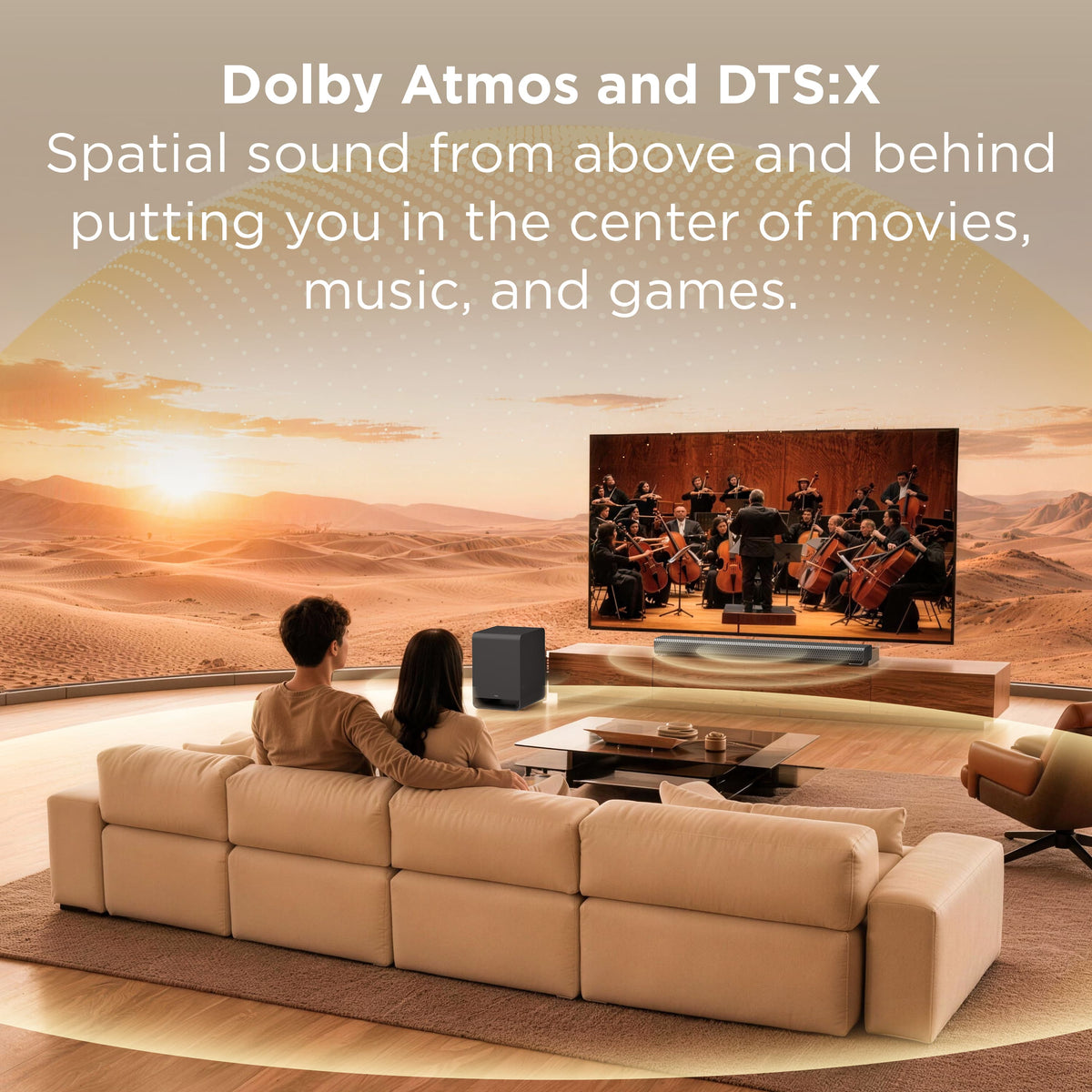 TCL - S-Class S60K 3.1 Channel Dolby Atmos Soundbar with Wireless Subwoofer (2026) - Charcoal