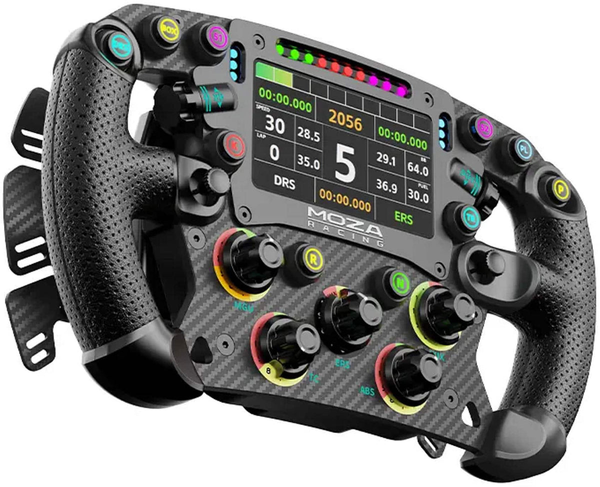 Moza Racing - FSR V2 Formula Sim Racing Steering Wheel for Windows - Black