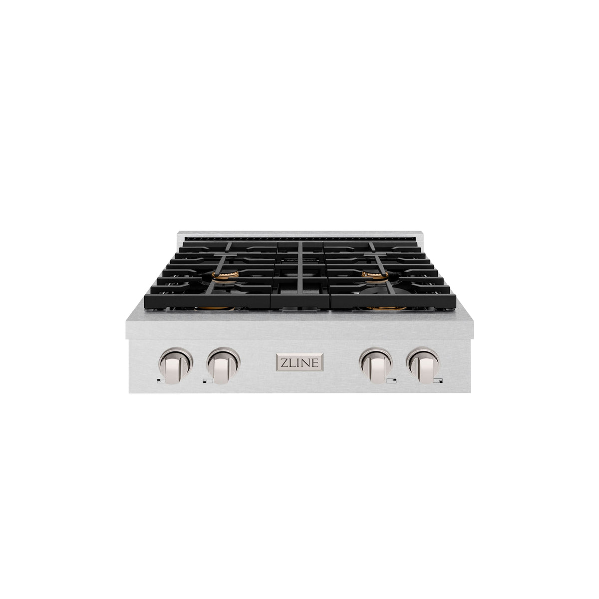 ZLINE - 30 in. Wide 4 Burner Paramount Gas Rangetop with  (SRTS-BR-30) - Satin Stainless Steel