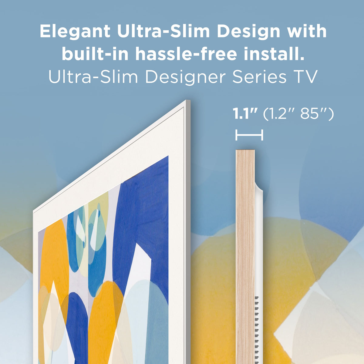 TCL - 75" Class A300L Designer Series 4K QLED TV with Ultra Matte Screen and Flush Wall Mount (2026)