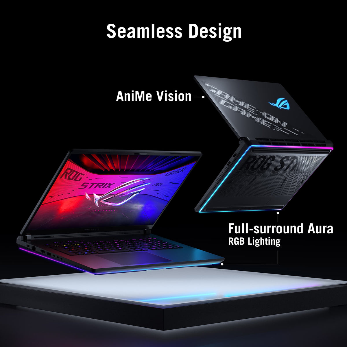 ASUS - ROG Strix SCAR 18 18" 4K 240Hz Gaming Laptop - Intel Core Ultra 9 HX Plus - 32GB RAM - NVIDIA GeForce RTX 5080 - 1TB SSD - Off Black