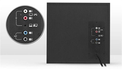 Logitech - Z533 Multimedia Speakers (3-Piece) for PC - Black