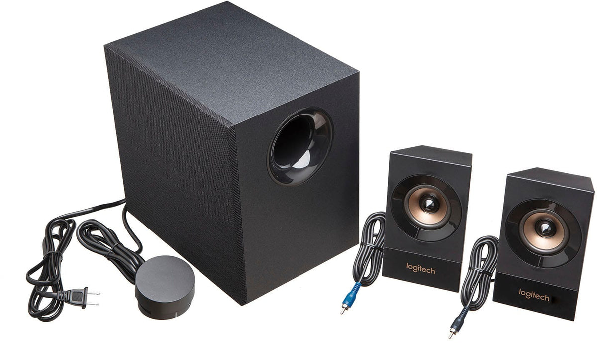 Logitech - Z533 Multimedia Speakers (3-Piece) for PC - Black
