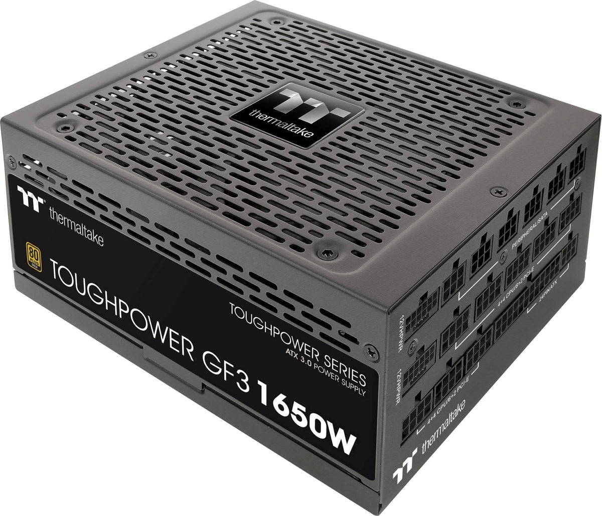 Thermaltake - Toughpower GF3 1650W 80 PLUS Gold PCIe Gen 5 ATX 3.0 Ready Fully Modular Power Supply - Black