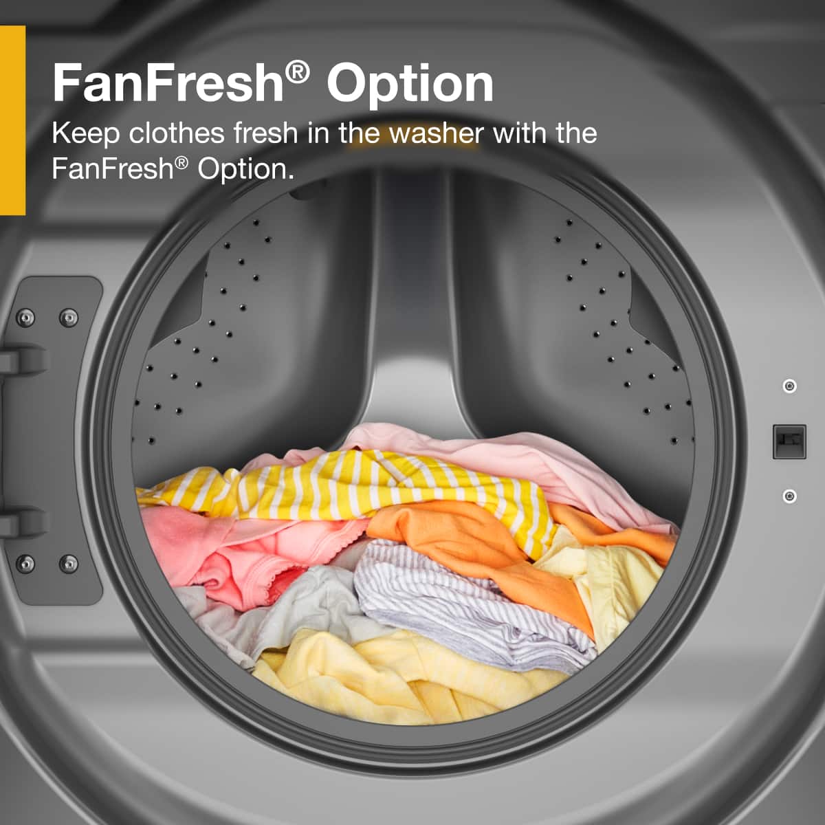 Whirlpool - 4.5 Cu. Ft. Smart Front Load ENERGY STAR® Washer with FreshFlow™ Vent System - Radiant Silver