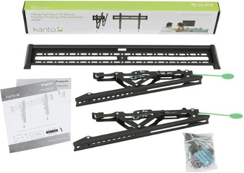 Kanto - Tilting TV Wall Mount for Most 32" - 60" Flat-Panel TVs - Black