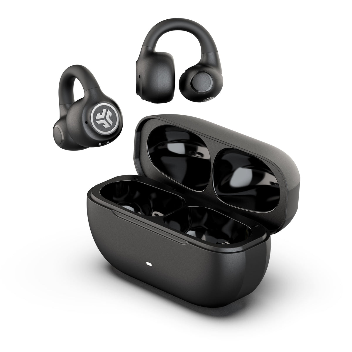 JLab - Flex Open-Clip True Wireless Earbuds - Black
