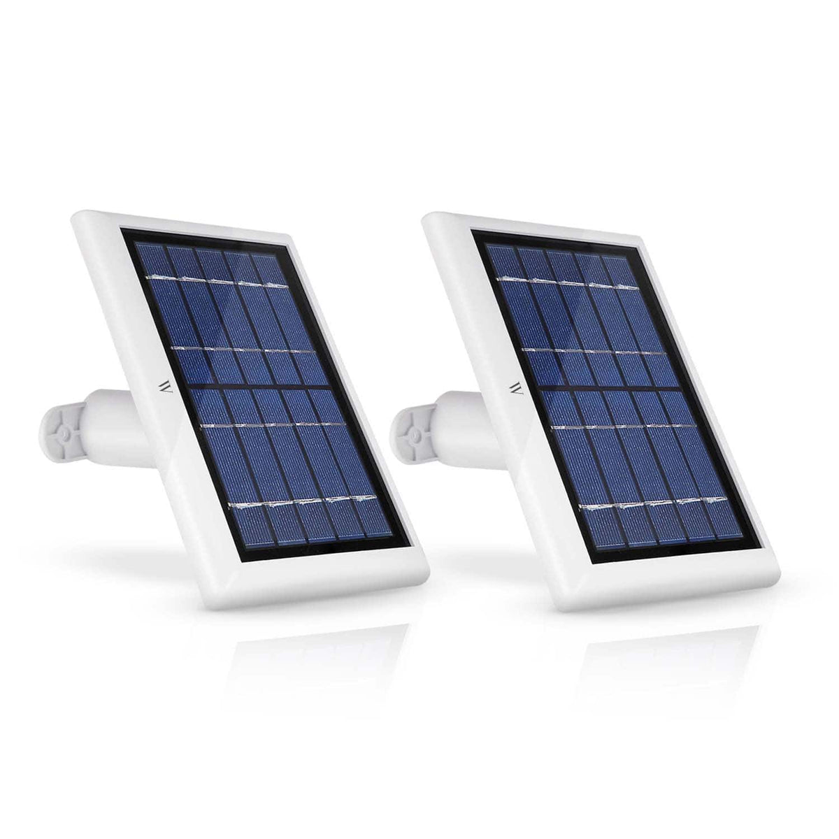 Wasserstein - Solar Panel for Ring Spotlight Cam/Plus/Pro, Battery, Stick Up Cam/Pro, Battery & Outdoor Cam Plus, Battery (2-Pack) - White