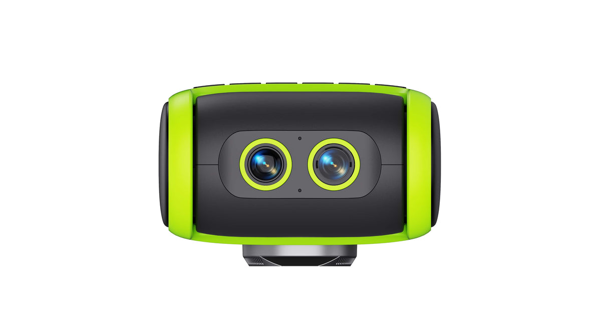 XbotGo - Falcon AI Sports Camera, 4K Auto-Tracking Action Cam for Team Sports, Dual Lens with Live Streaming, No Subscription - Edge Green