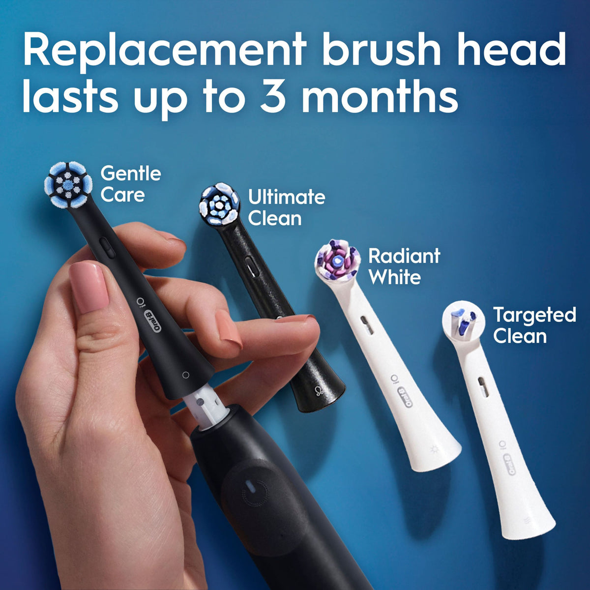 Oral-B - iO2 Rechargeable Electric Toothbrush Kit - Night Black