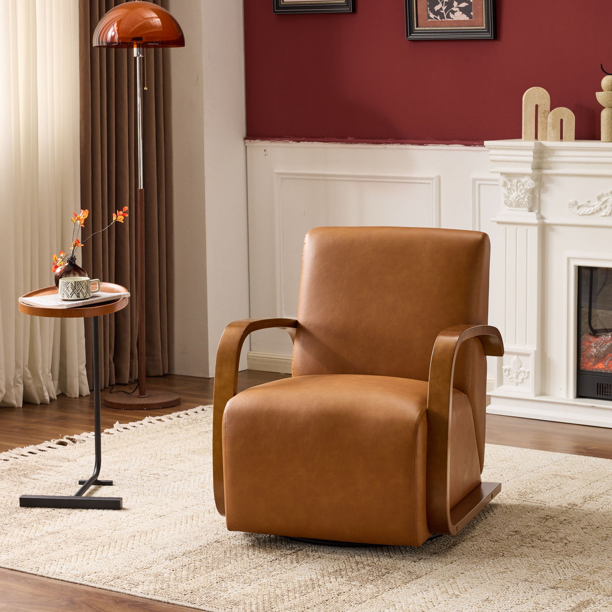 Sillón giratorio ergonómico individual para sala de estar