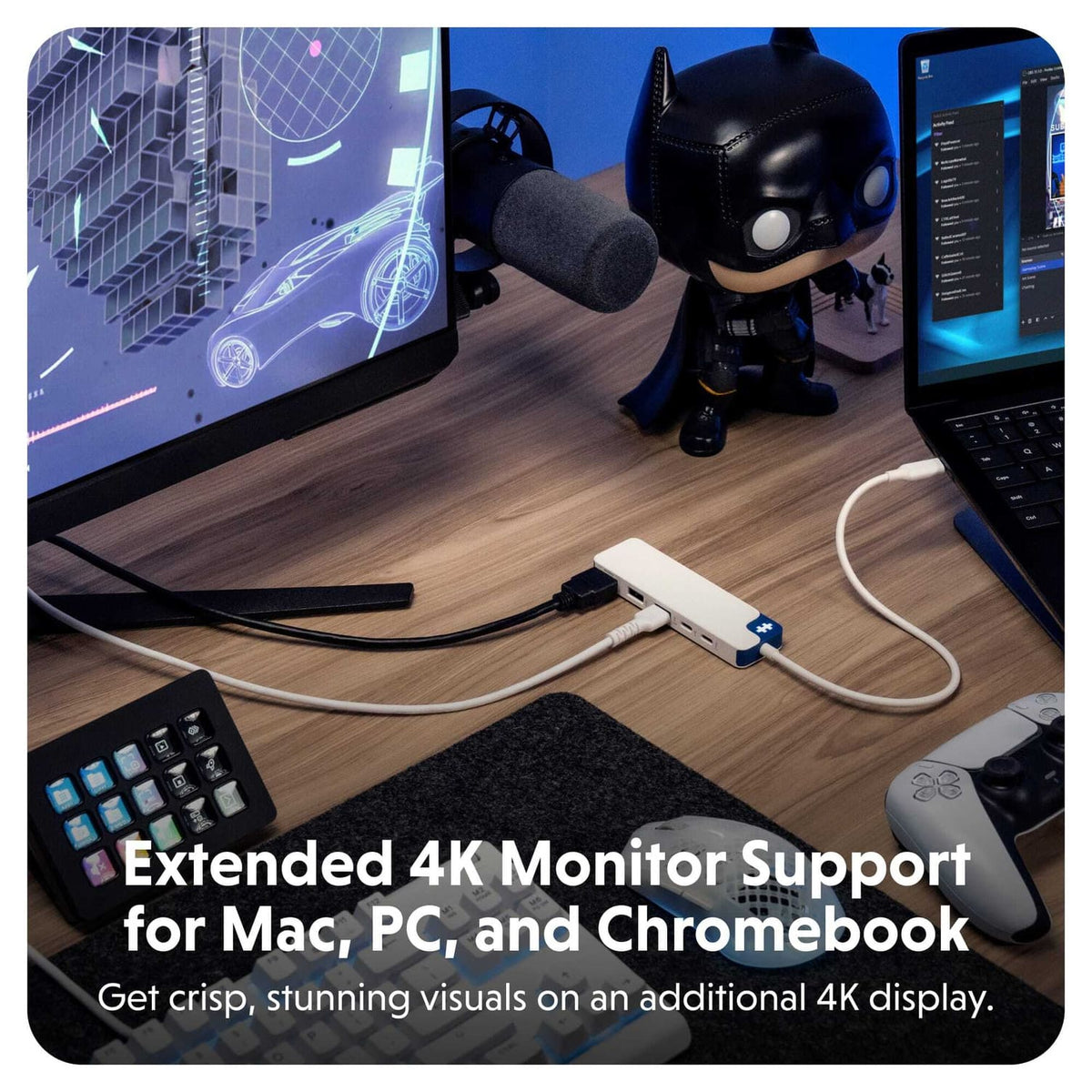 Hyper - HyperDrive Flex 5 Port USB-C Hub - Blue