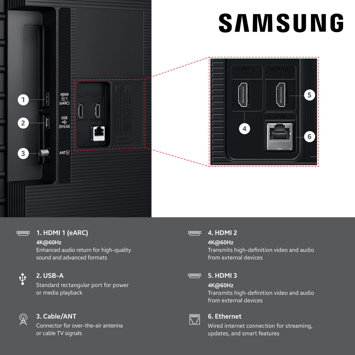 Samsung - 65” Class U8000F Series Crystal UHD 4K Smart Tizen TV (2025)