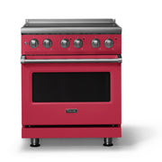 Viking - 30"W. Pro5S 4.7 Cu. Ft. Freestanding 4 Element Electric Convection Range - Valentine