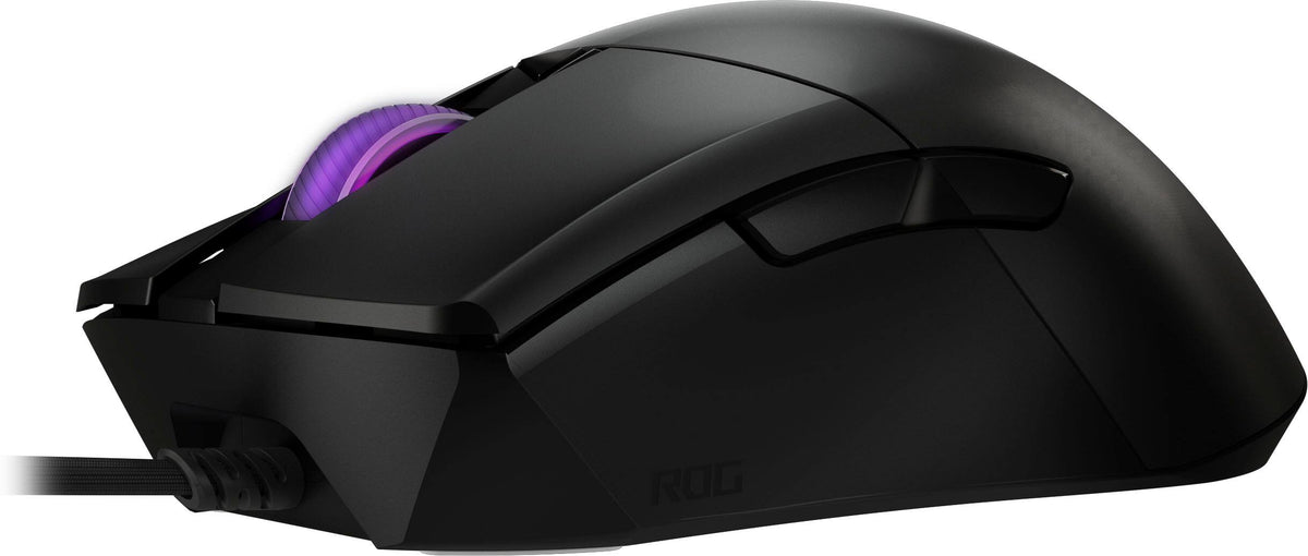 ASUS - ROG Gladius III Core Lightweight Optical Ergonomic Gaming Mouse - Wired - Black