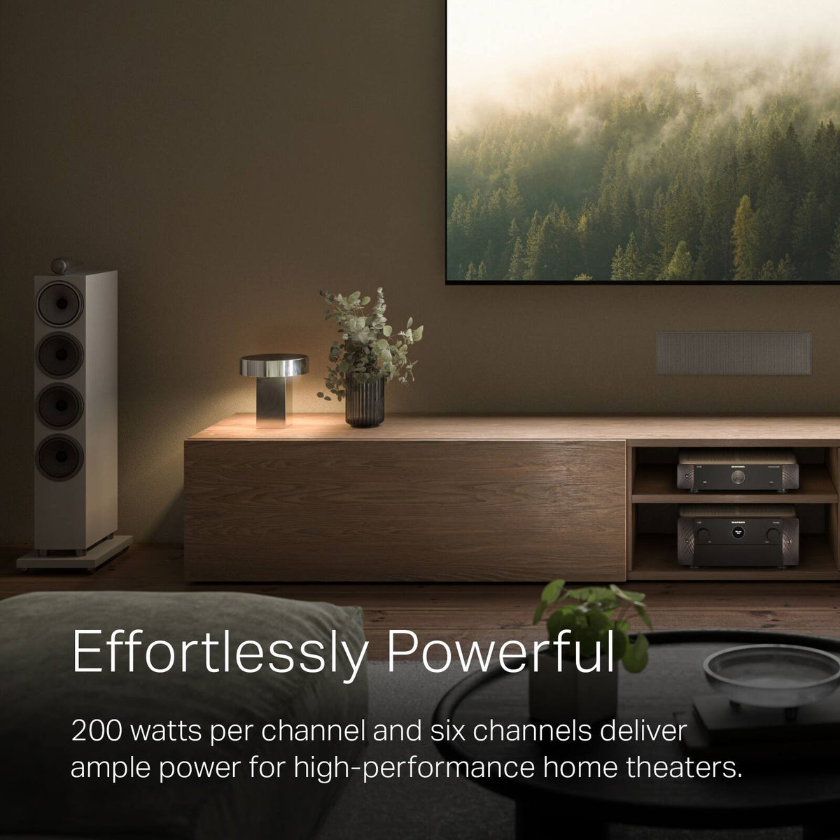 Marantz - AMP 30 6-Channel Power Amplifier with 200 Watts and Exclusive HDAM - Black