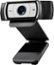 Logitech - Pro Webcam Full HD 1080 for Laptops with Ultra Wide Angle - Black