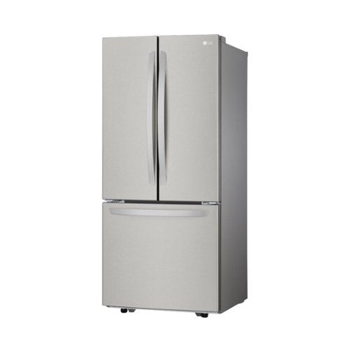 LG - 30-in Wide 21.8 Cu. Ft. French Door Refrigerator with Smart Cooling System - Stainless Steel