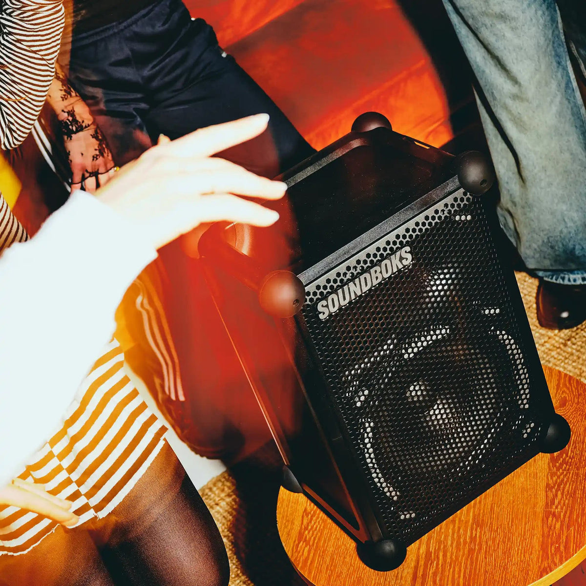 SOUNDBOKS - Mix - Indoor & Outdoor Battery Powered Bluetooth Party Speaker - Black
