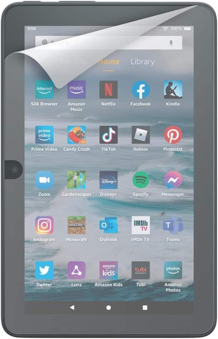 NuPro Anti-Glare Screen Protector for Amazon Fire 7 Tablet (12th generation, 2022 release), 2-pack - Clear