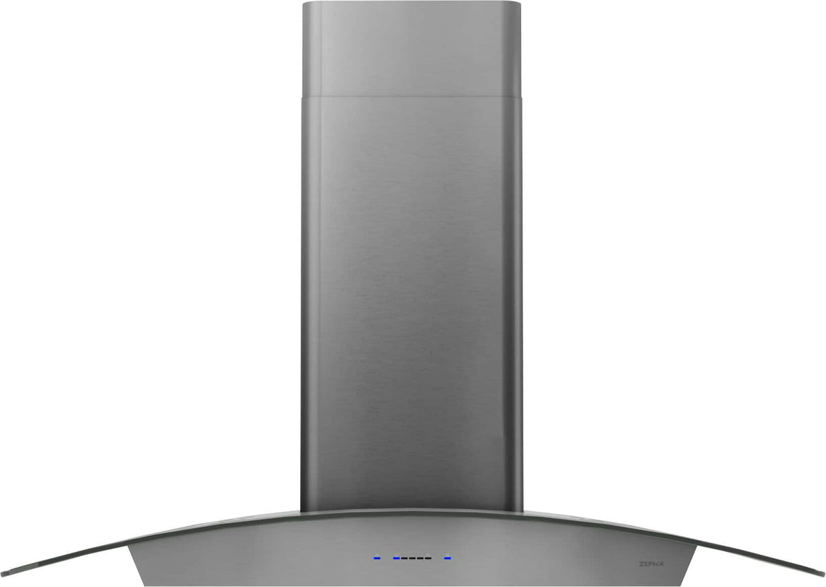 Zephyr - 36 inches - Convertible - Wall Range Hood - Black Stainless Steel