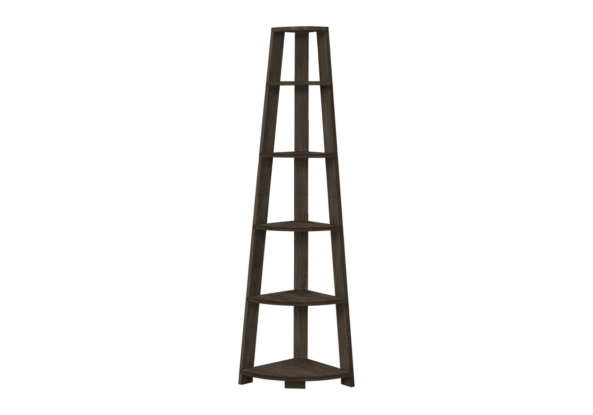 Corner Etagere Bookcase 5 Tier