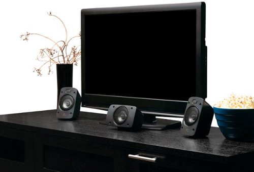 Logitech - Z906 5.1-Channel Satellite Surround Sound Speaker System (6-Piece) - Black