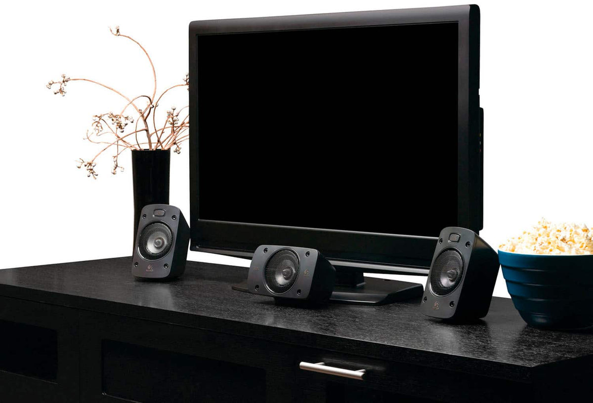 Logitech - Z906 5.1-Channel Satellite Surround Sound Speaker System (6-Piece) - Black