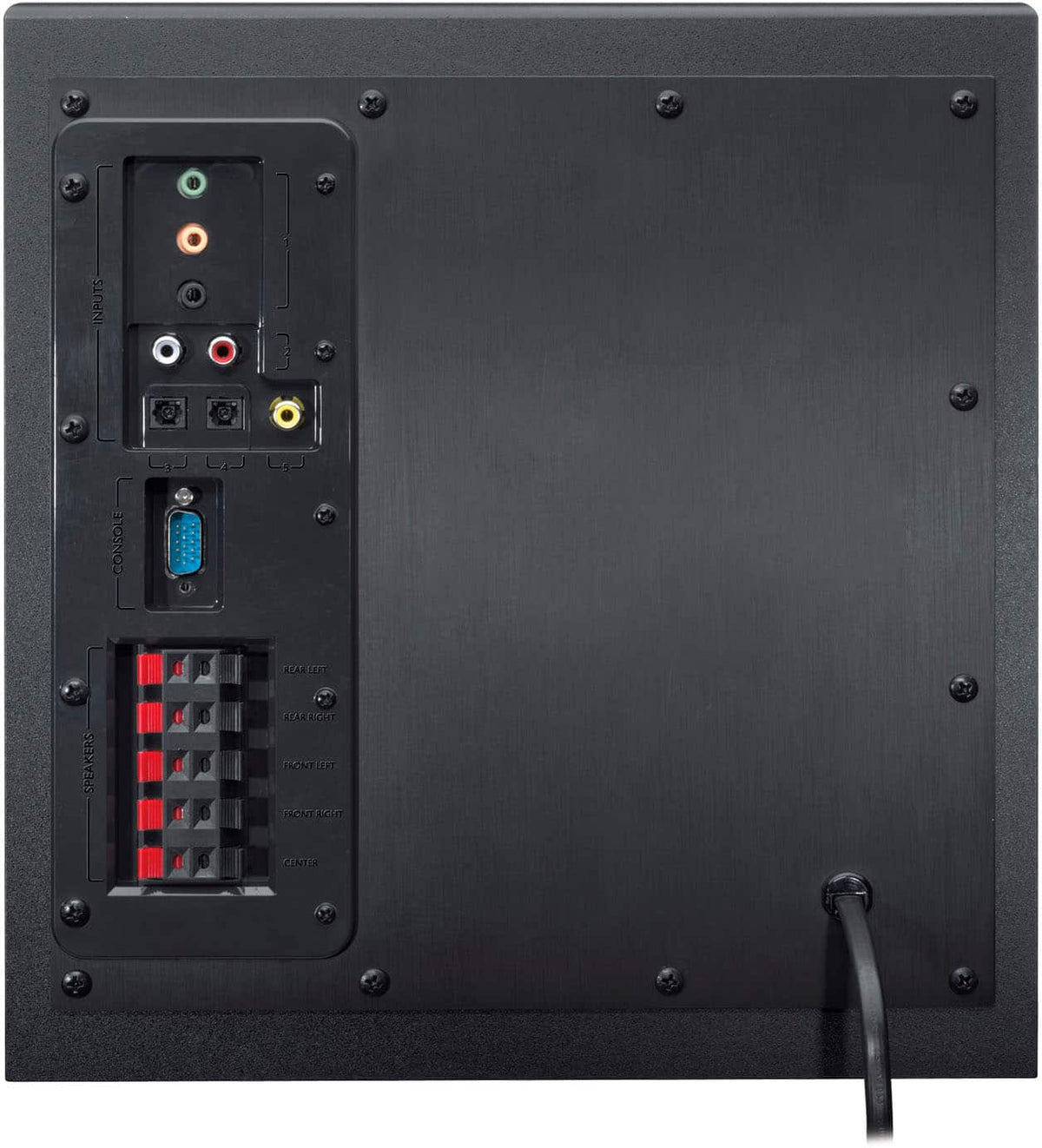 Logitech - Z906 5.1-Channel Satellite Surround Sound Speaker System (6-Piece) - Black