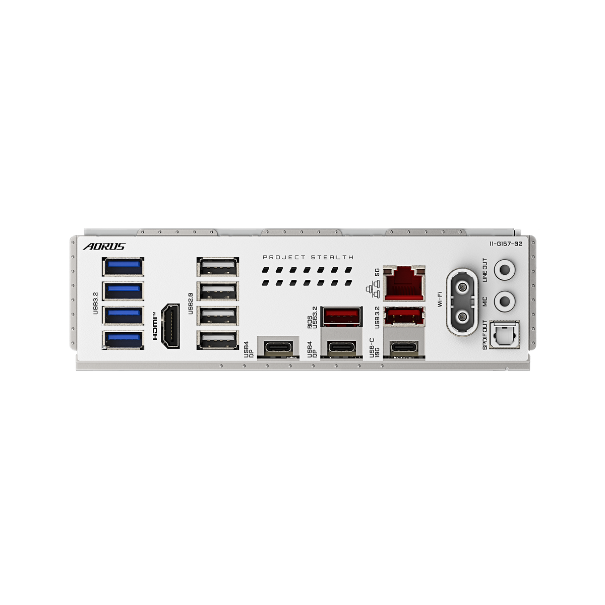 GIGABYTE - X870 AORUS STEALTH ICE (Socket AM5) AMD X870 ATX DDR5 Wi-Fi 7 Motherboard - White