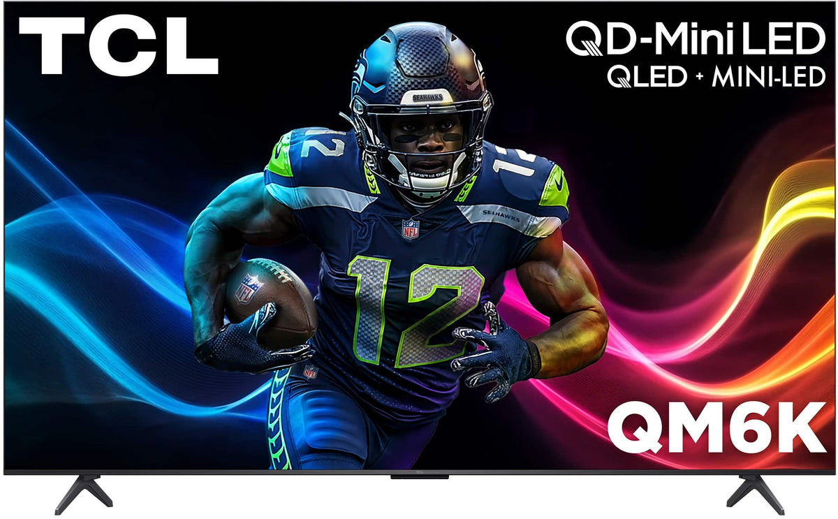 TCL - 55" QM6K Series 4K UHD HDR QD Mini LED Smart TV with Google TV (2025)