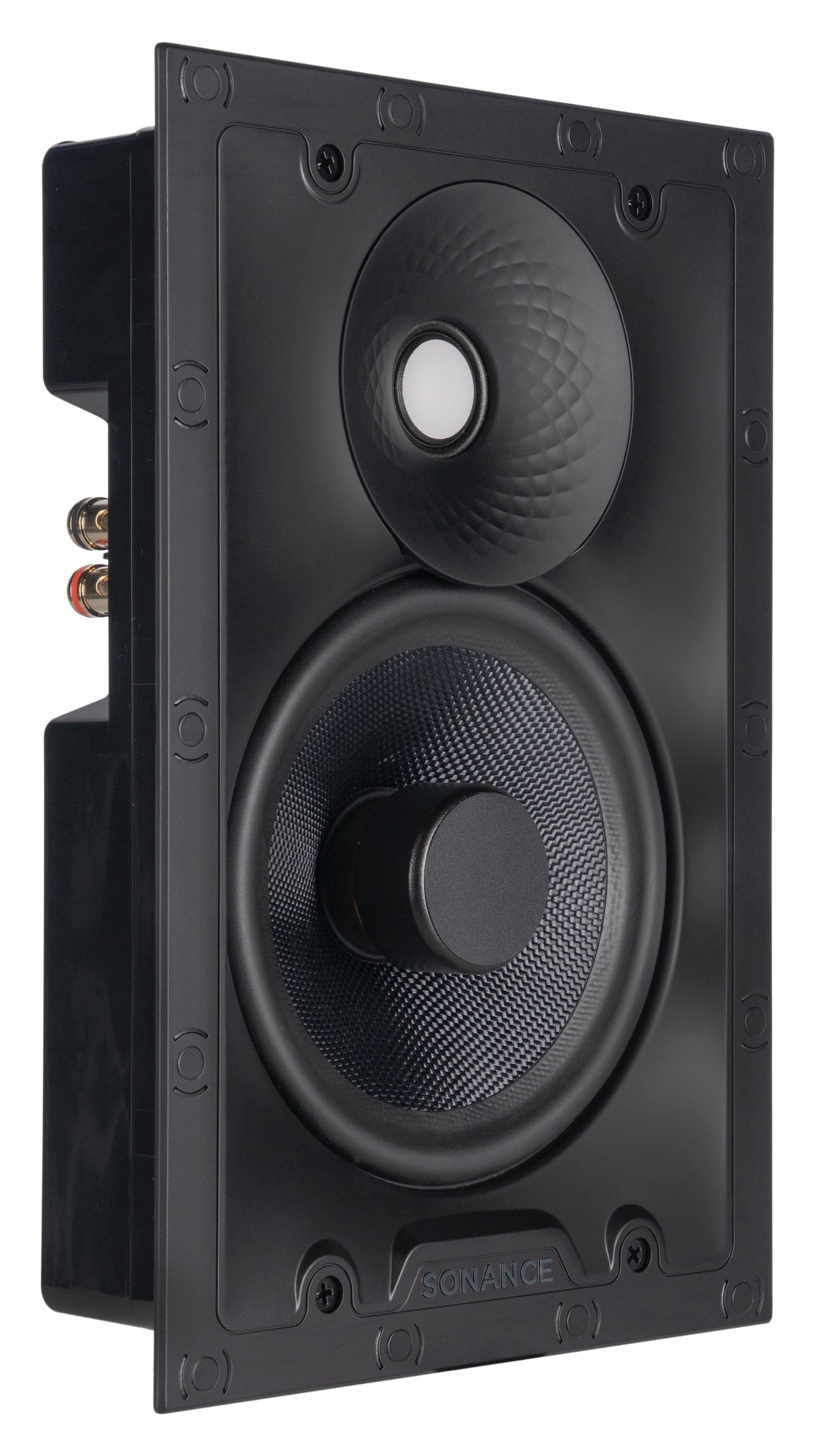 Sonance - VX66 TL RECTANGLE - Visual Experience Series 6.5" 2-Way Thinline In Wall Speakers (Pair) - Paintable White