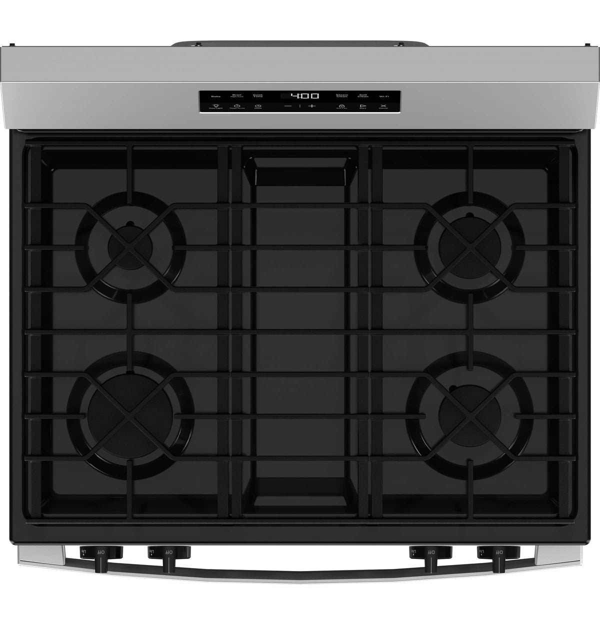 GE - Gas Range Center Cast Iron Grate for GGF 400 Series Gas Ranges - Black