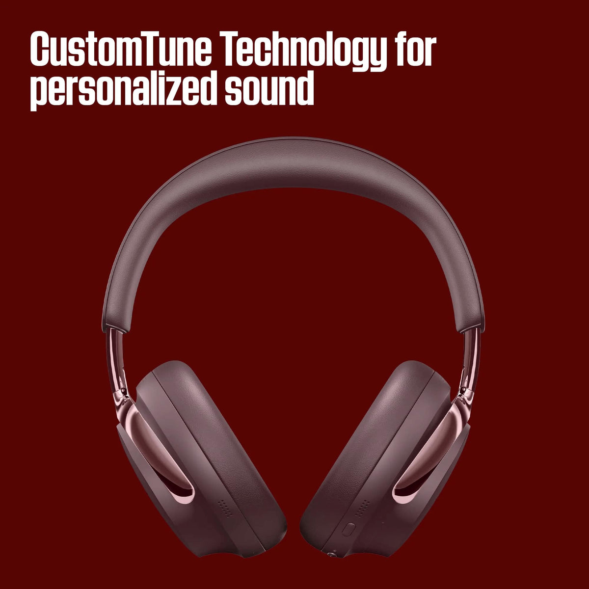 Bose - QuietComfort Ultra Headphones (2nd Gen) Wireless Noise Cancelling Over-Ear Headphones with Immersive Audio - Cherry Chocolate