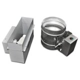 JennAir - 3-1/4" x 10" Make-Up Air Kit for Range Hood - Gray