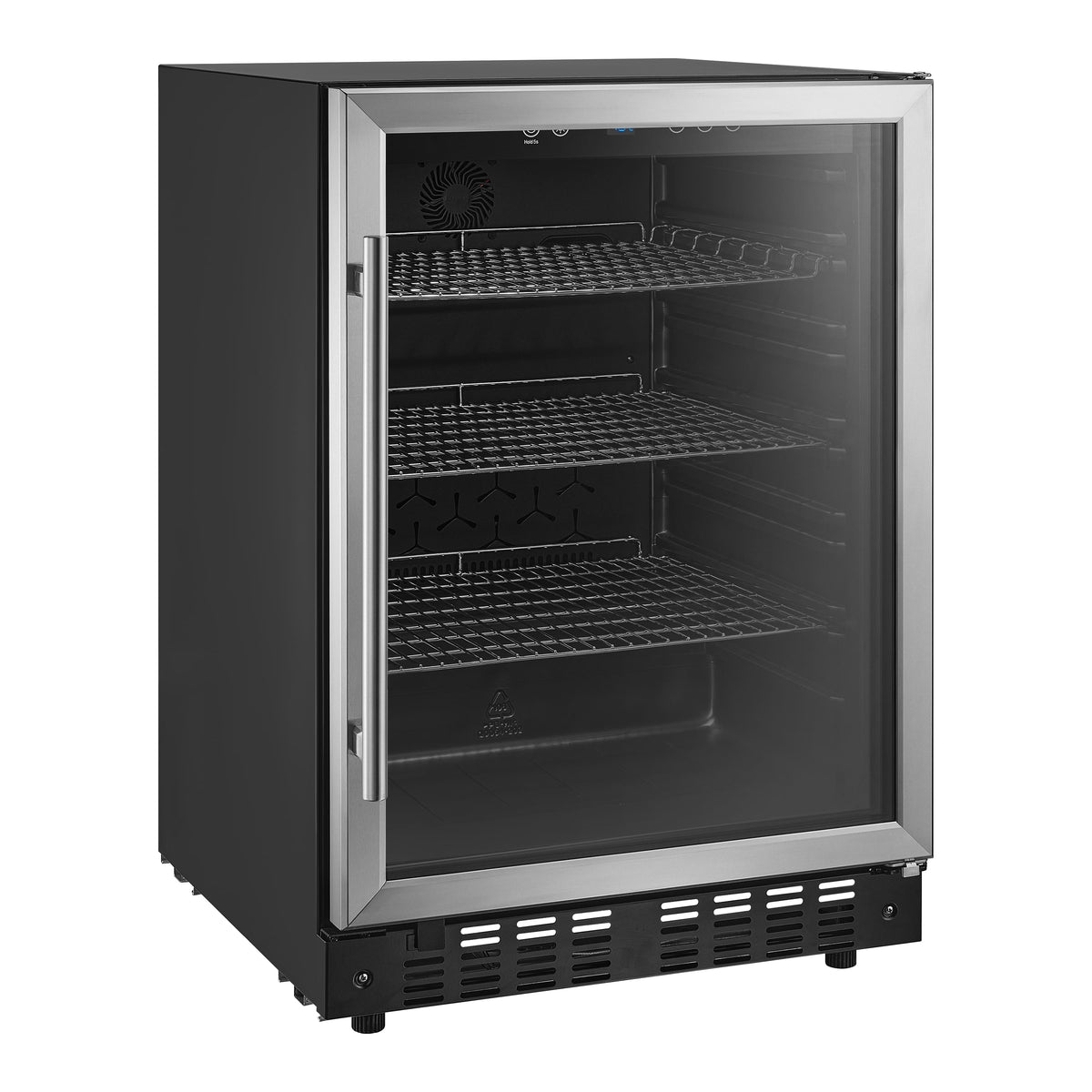 Insignia™ - 165-Can Built-In Beverage Cooler - Stainless Steel