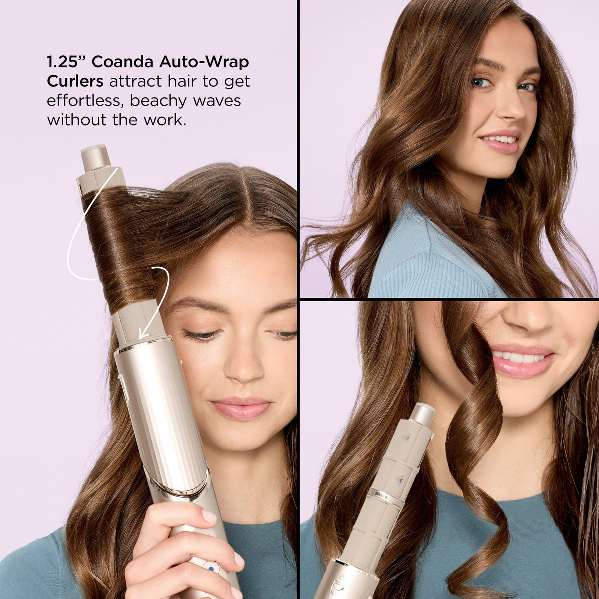 Shark - FlexStyle Air Styling & Drying System, Powerful Hair Blow Dryer and Multi-Styler - Stone Straight & Wavy
