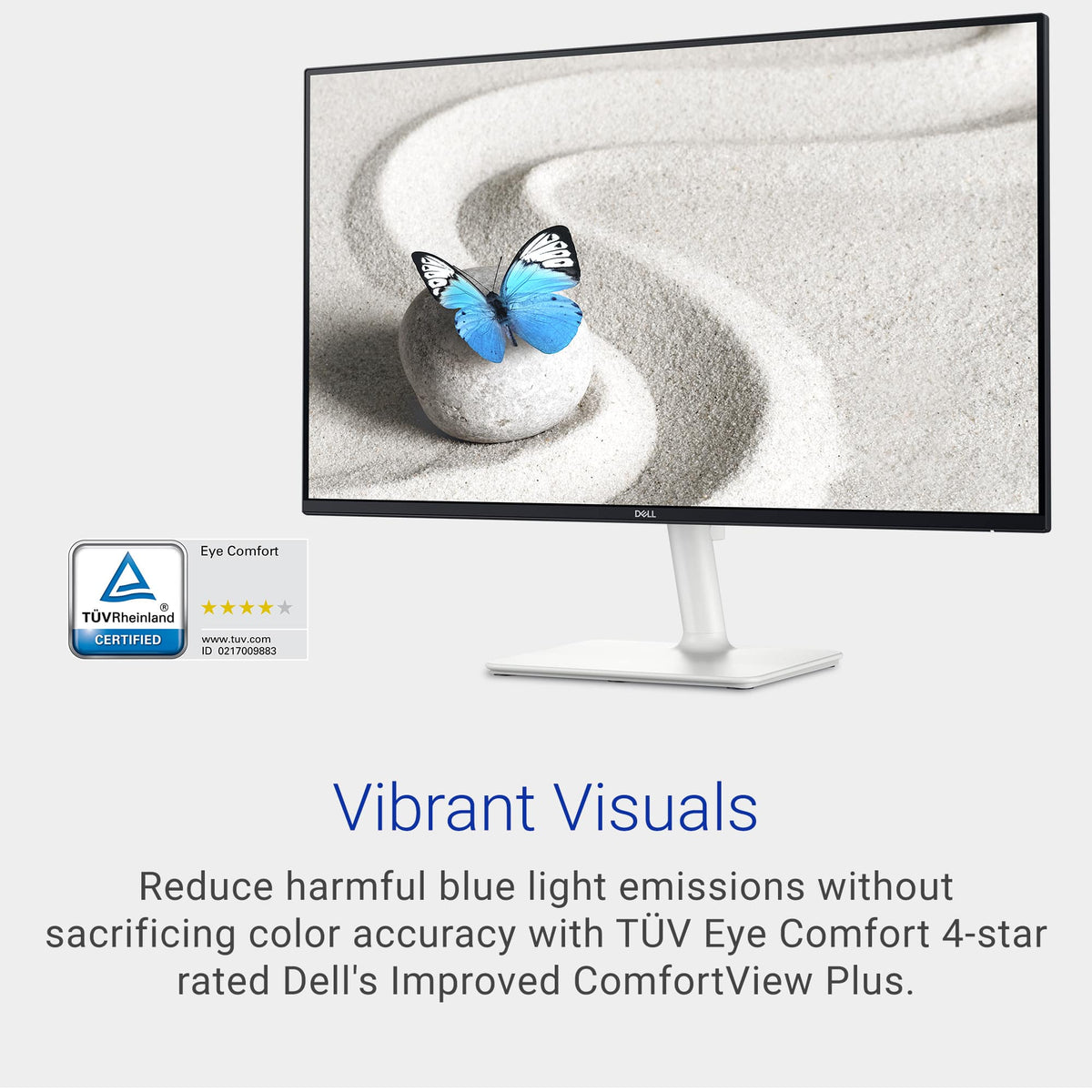 Dell - S2725H 27" IPS LED FHD 100Hz 8ms Monitor (HDMI) - Ash White