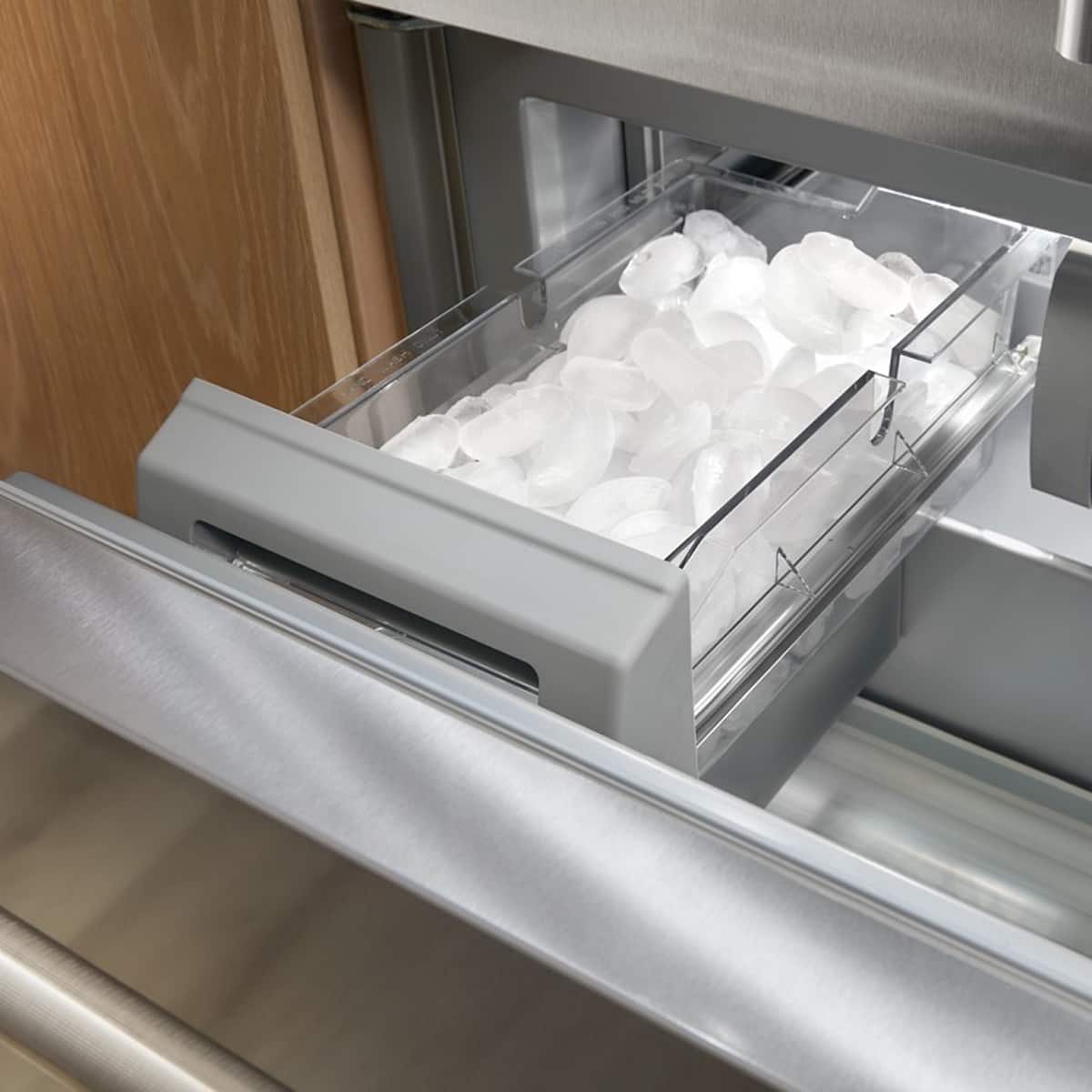 KitchenAid - 42 in. Wide 24.2 cu. ft. Built-In French Door Bottom Mount Refrigerator - Juniper