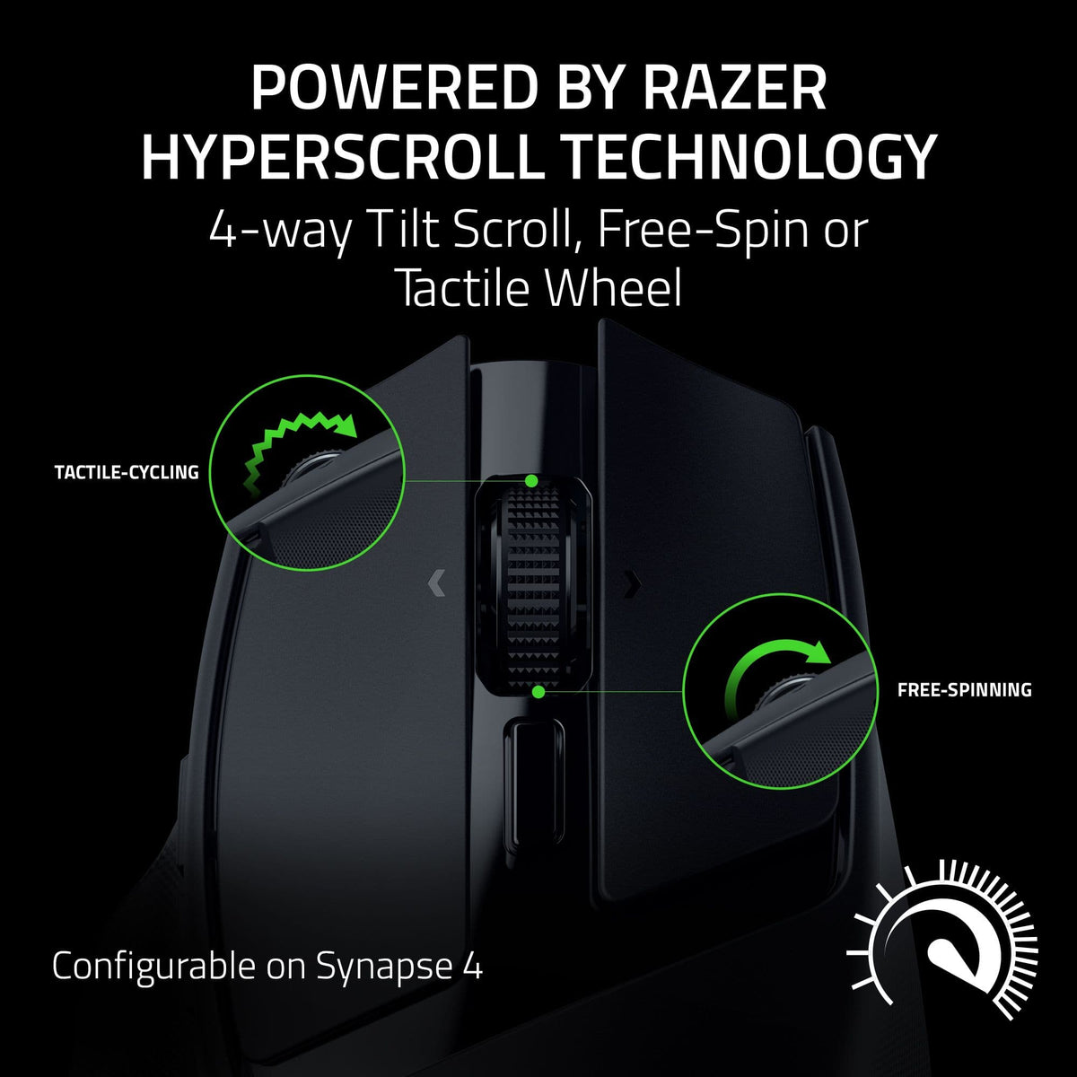 Razer - Basilisk Mobile Optical Gaming Mouse - Wireless - Black