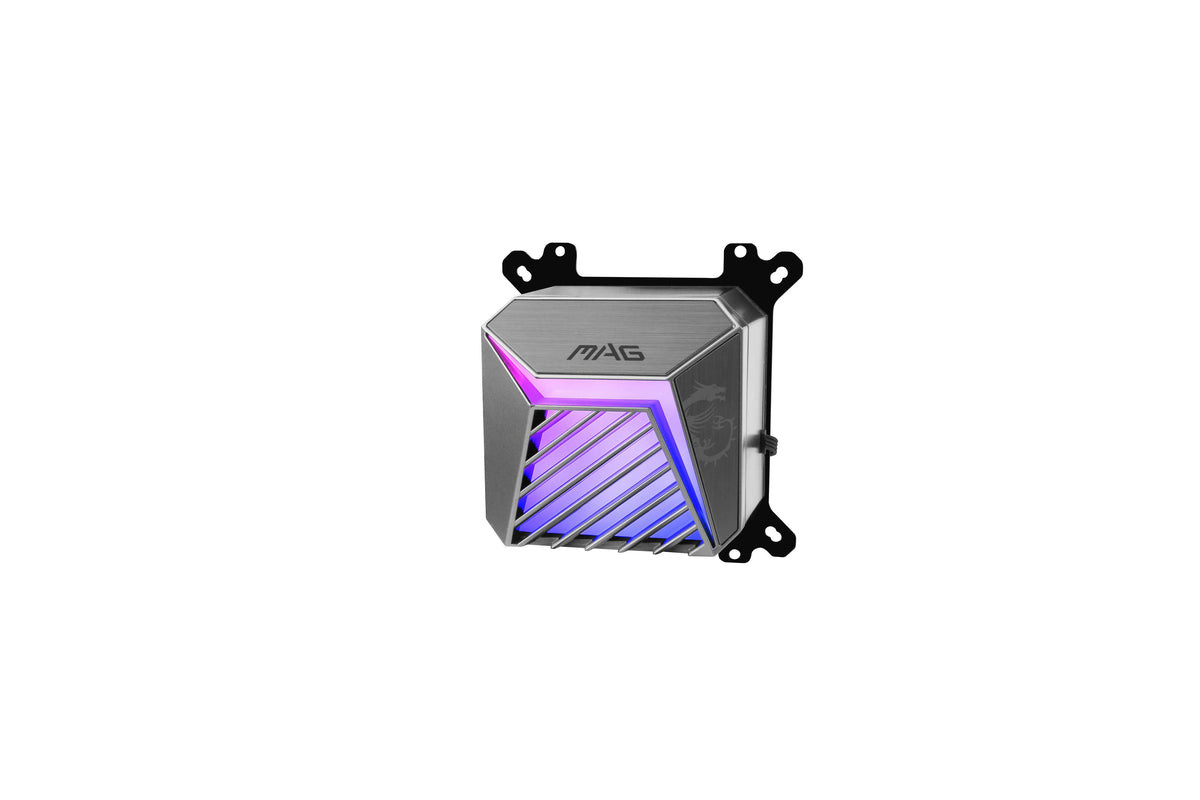 MSI - MAG Core Liquid A15 360 ARGB Liquid CPU Cooler, 360mm Radiator, Tri 120mm PWN Fans, RGB lighting - Black