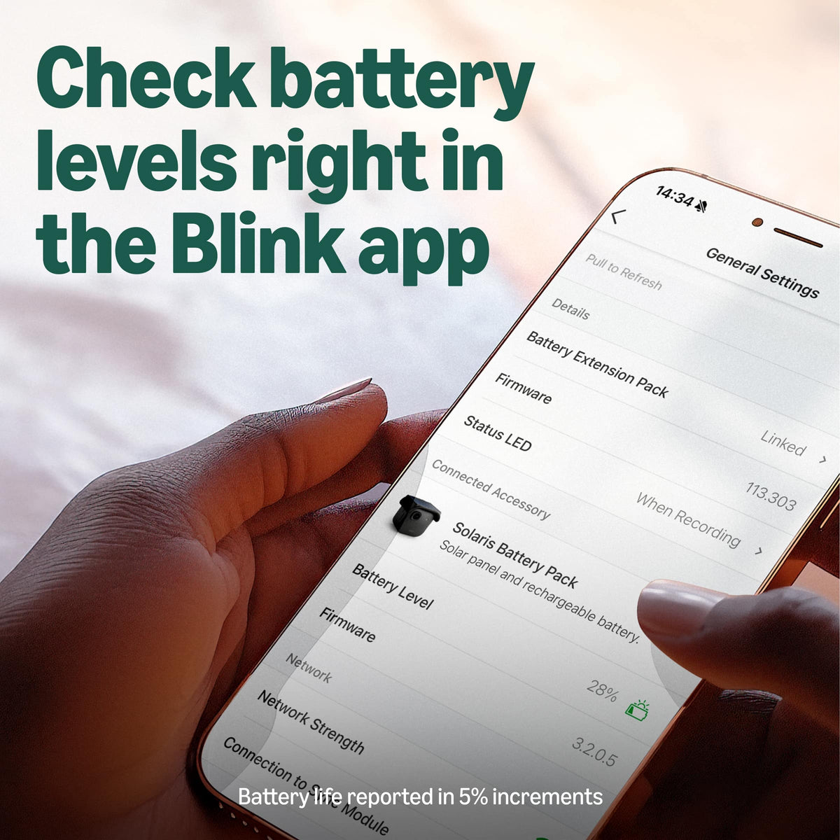 Blink - Solaris Battery Pack - Accessory for Outdoor 4 and Outdoor 2K+ smart security camera, solar-powered - Black