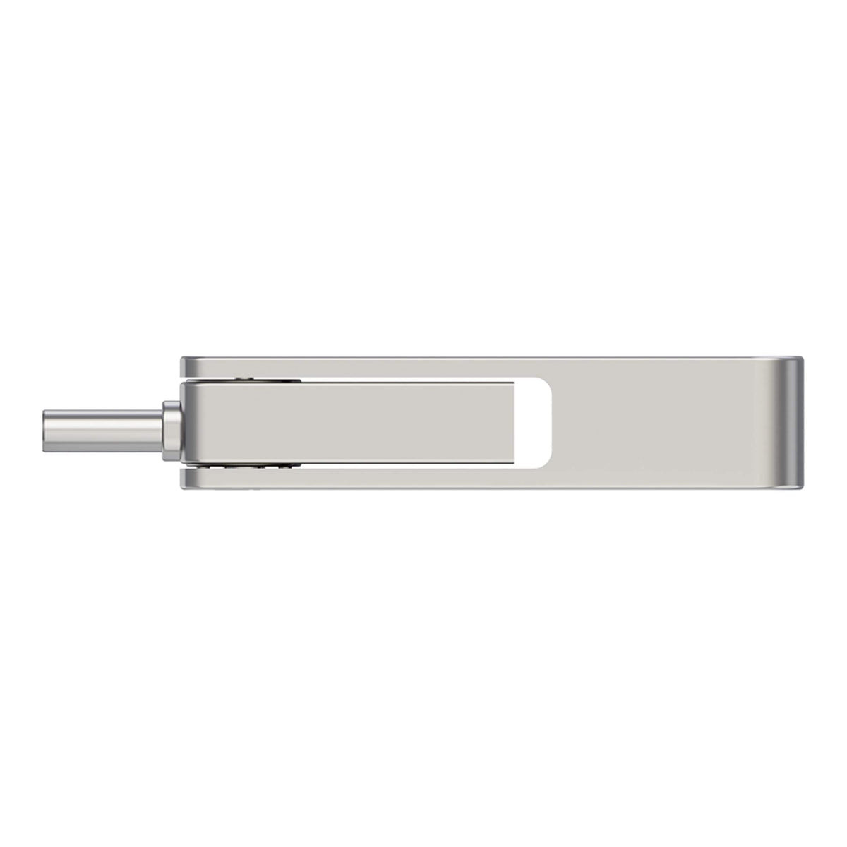 PNY - 128GB DUO LINK USB 3.2 Type-C Dual Flash Drive - Silver