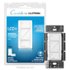 Lutron - Caseta Smart Dimmer Switch, 150W LED/600W Incandescent, for Wall and Ceiling Lights - White