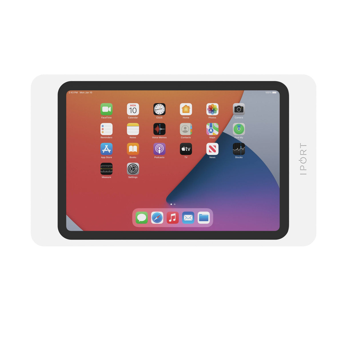 iPort - SURFACE MOUNT - SYSTEM FOR APPLE IPAD MINI (6th Gen) (Each) - White