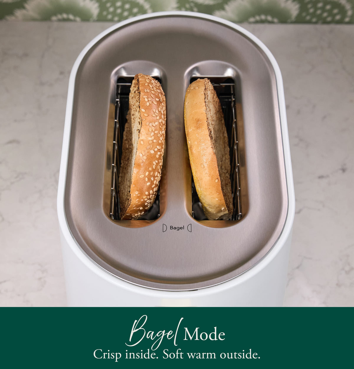 Café - Express Finish 2-Slice Toaster with Extra Wide Slots and 4 Preset Toasting Functions - Matte White
