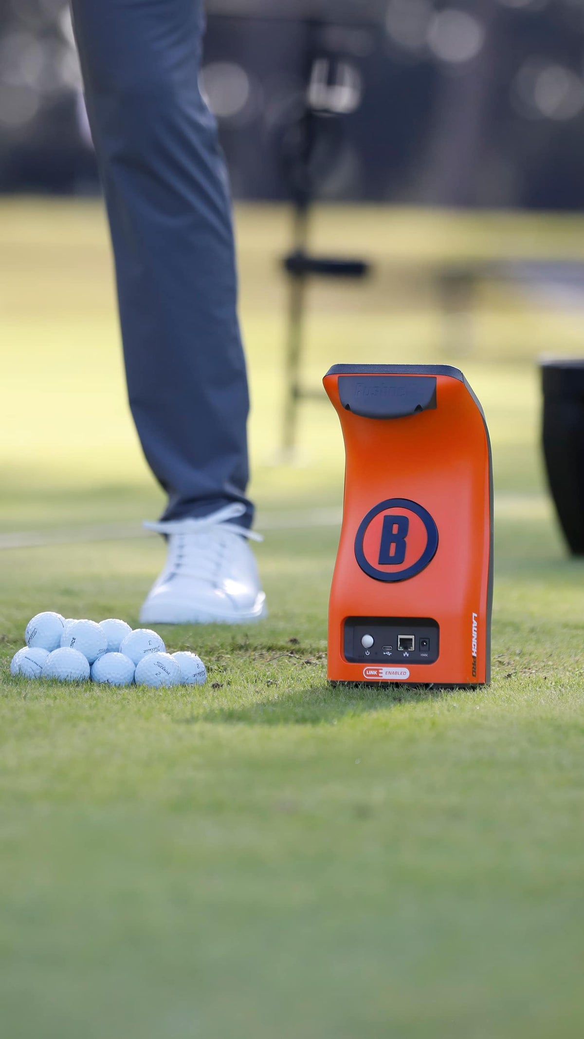 Bushnell - Circle B Edition Launch Pro Launch Monitor - Orange