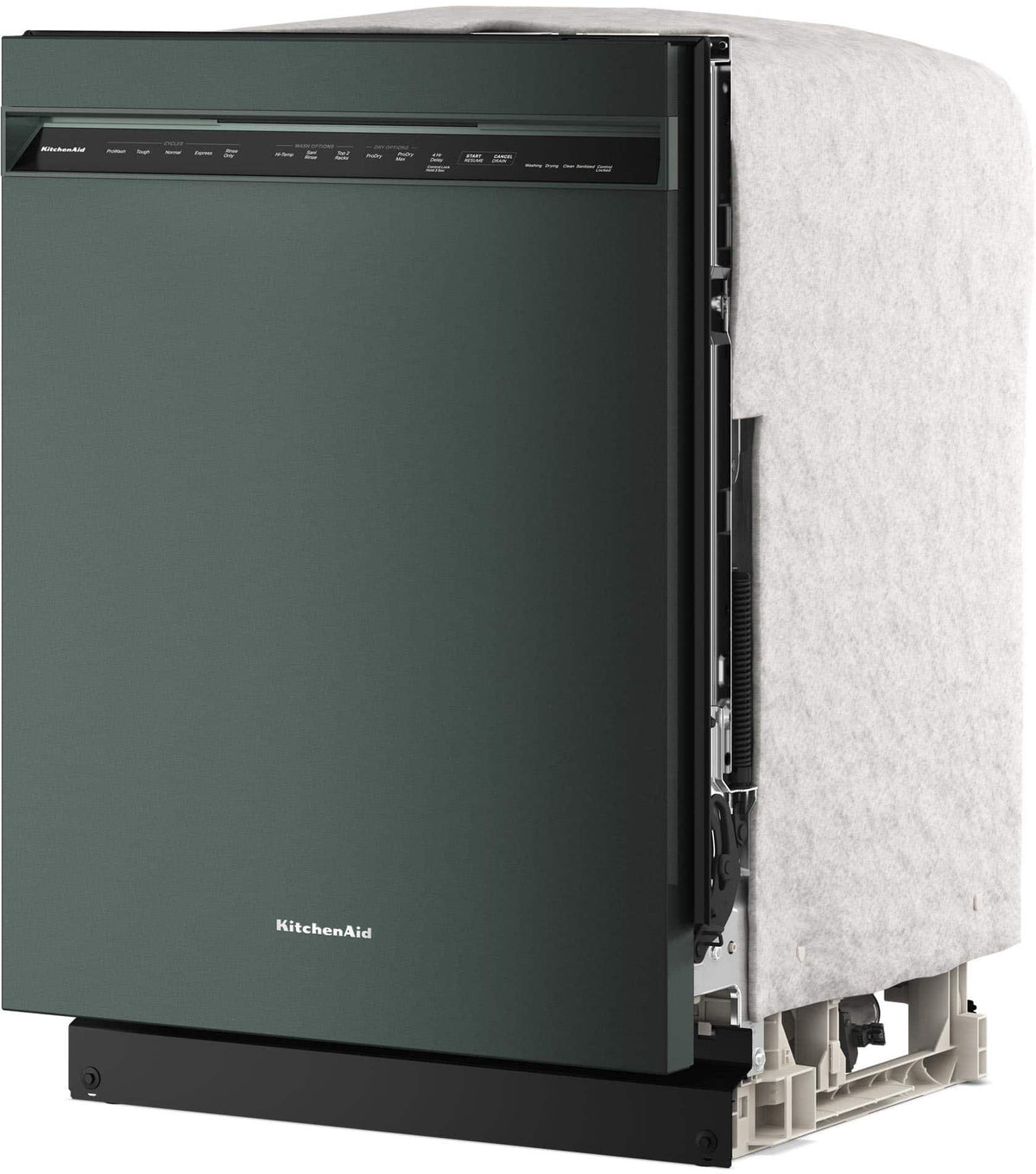 KitchenAid - 24 inch Front Control Built-In Dishwasher with Third rack and ProDry System - Juniper